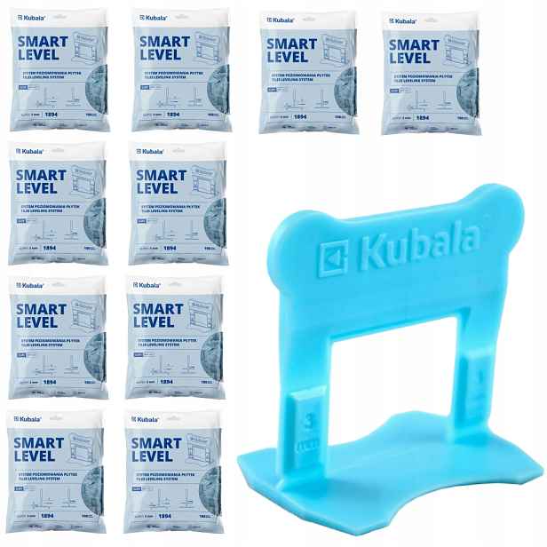Kubala Smart Level Klipsy Pro Vyrovnávání Dlaždic 3MM Sada 1000 Kusů
