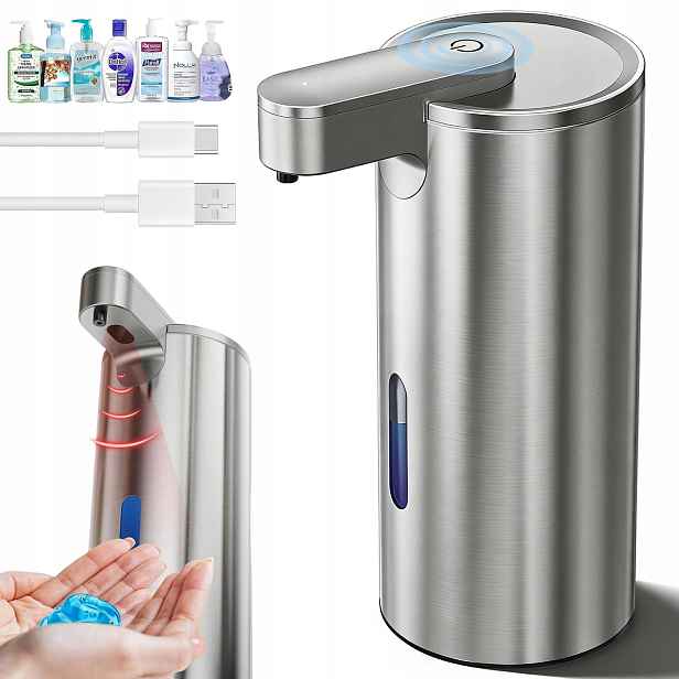Dávkovač Bezdotykový Zásobník Na Pěnové Mýdlo 340 ML Bezdotykový Automat