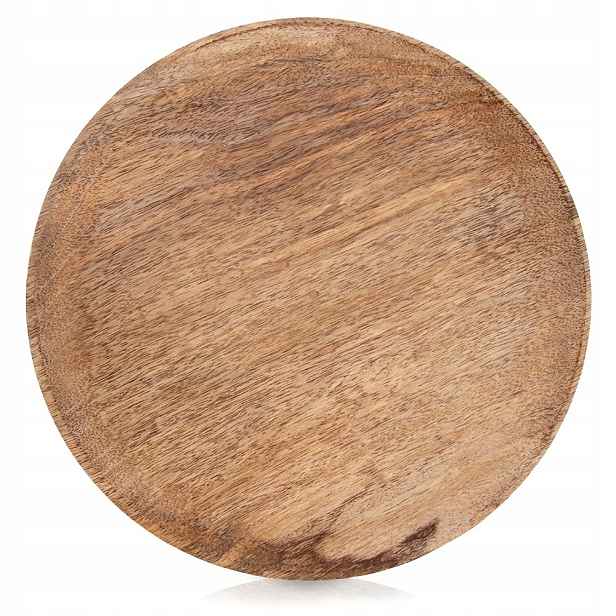Dřevěný servírovací talíř Mango 25 cm