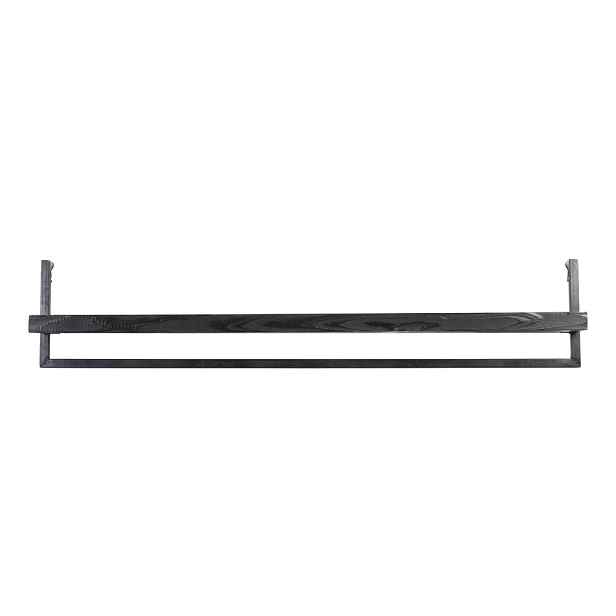 Matně černá police z mangového dřeva 120 cm Maddison – Light & Living