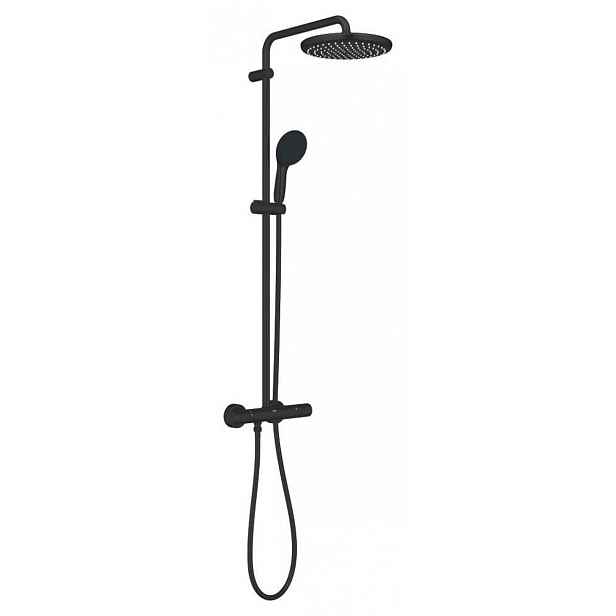 Sprchový systém Grohe Tempesta System s termostatickou baterií černá matná 266702431
