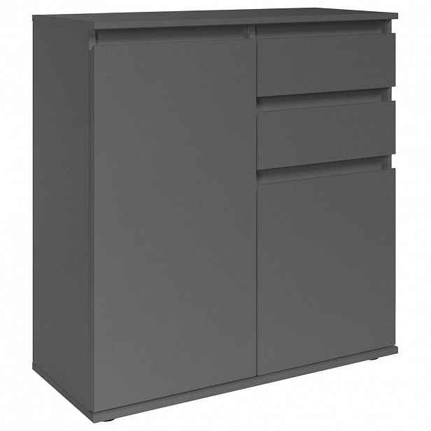Boxxx KOMODA, antracitová, 80/84/35 cm