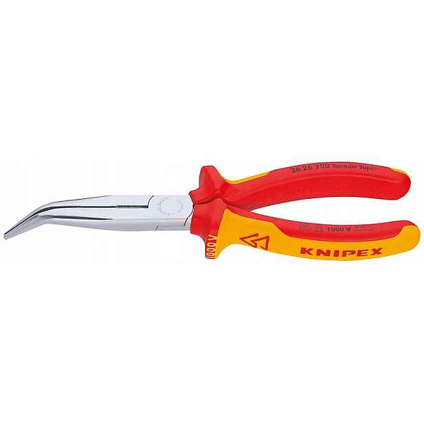 Izolované kleště zahnuté Knipex 26 26 200 mm Ups