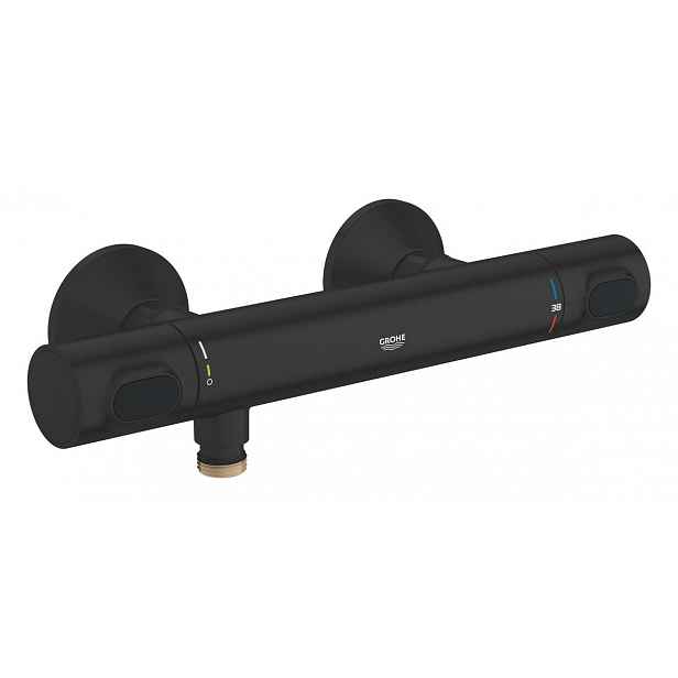 Sprchová baterie Grohe Grohtherm bez sprchového setu 150 mm černá matná 347932430