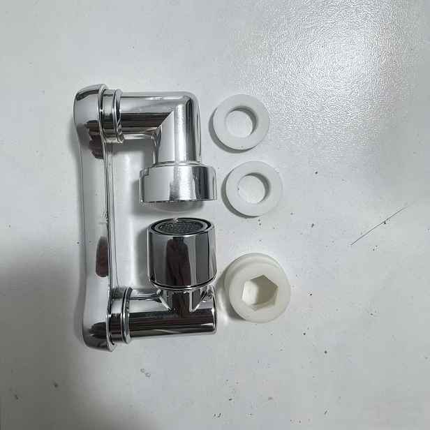 TEMU Nezbytná sada 4ks adaptérů na - 1440° otočná robotická paže kohoutku pro čištění bez mrtvých míst, instalace do jednoho otvoru pro kuchyň a