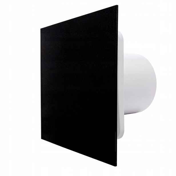 Koupelnový Ventilátor Vents group 100 mm Standard Černý Panel Tichý 26 dB