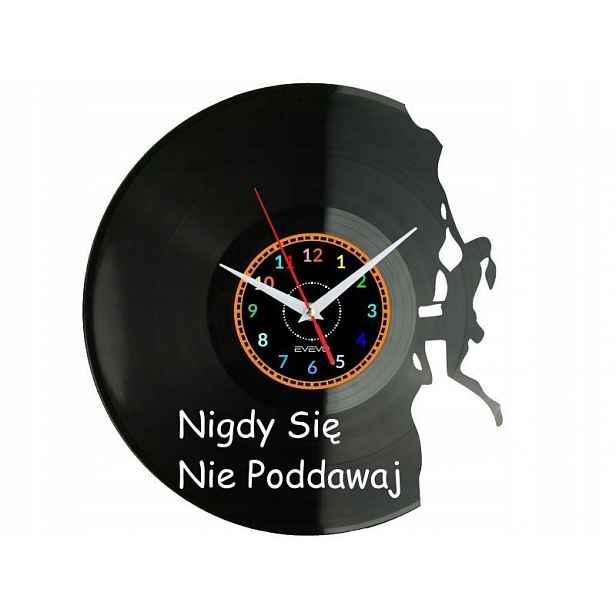 Nikdy se nevzdávejte Nápad na Dárek Nástěnná Dekorace z vinylové desky
