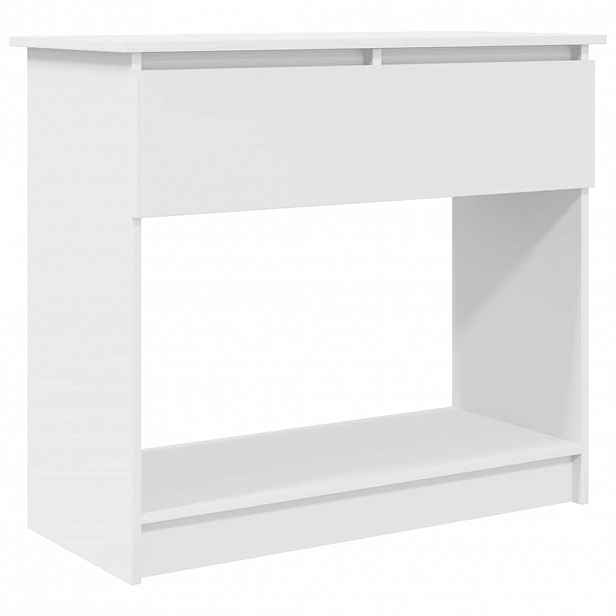 vidaXL Konzolový stolek se zásuvkami bílý 85,5x38,5x74,5 cm