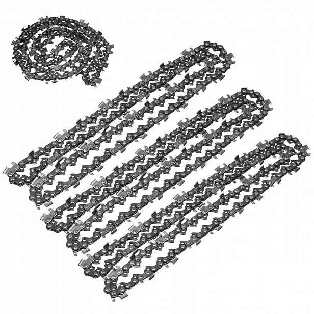 4x Pilový řetěz pro pilu 30 cm 3/8" 1,3 mm 56TG