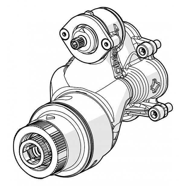 Hansa - Funkční jednotka termostatu pro podomítkové baterie 59914311