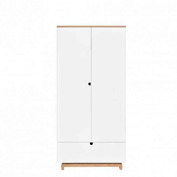 RAUMHIRSCH FURNITURE DĚTSKÁ SKŘÍŇ Nomi, 2dveřová – ideální do dětského pokoje, bílá