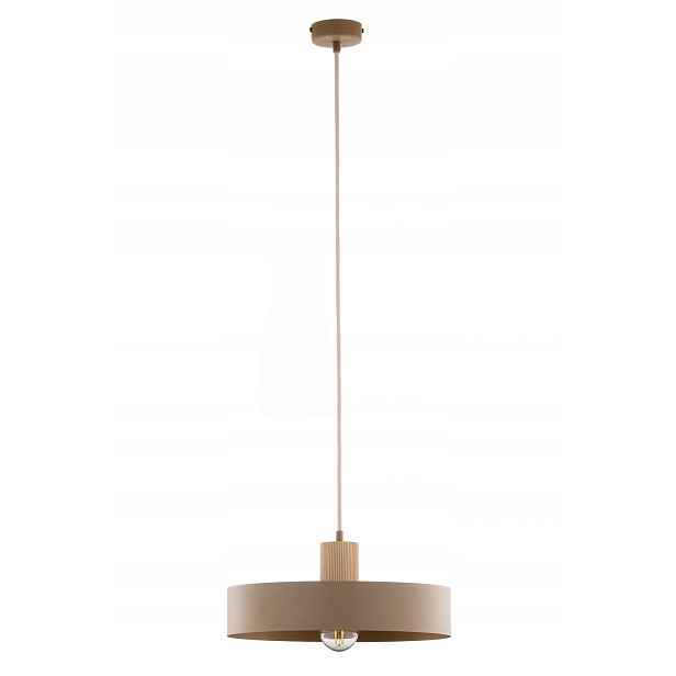 Lampa Rif Wood béžovo-dřevěná rýhovaná 1xE27 15W Sigma Lighting