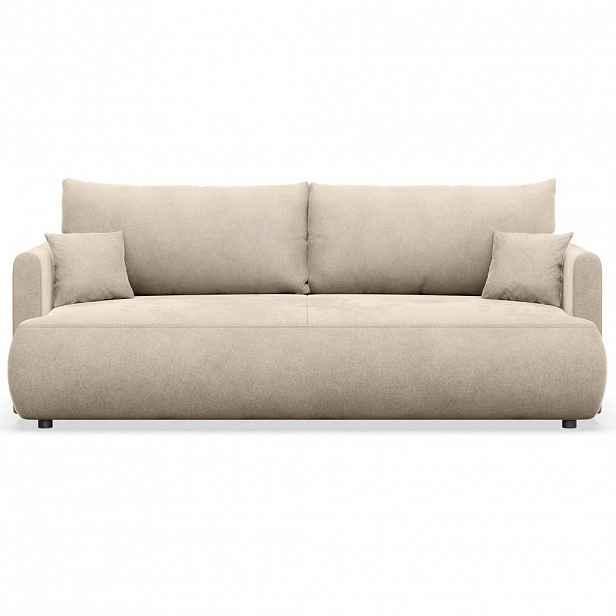 Selsey 3-MÍSTNÁ POHOVKA Ovo Mini Světle béžová Velur Easy-Clean