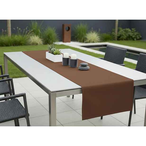 Venkovní běhoun - ubrus  RUNNER color 22 hnědá, různé rozměry Mybesthome Rozměr: 40x180 cm