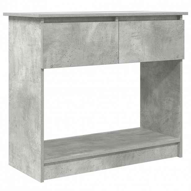 vidaXL Konzolový stolek se zásuvkami betonově šedá 85,5x38,5x74,5 cm