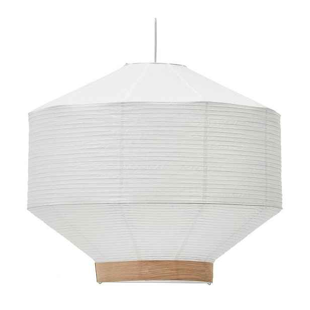 Bílé stínidlo ø 80 cm Hila – Kave Home