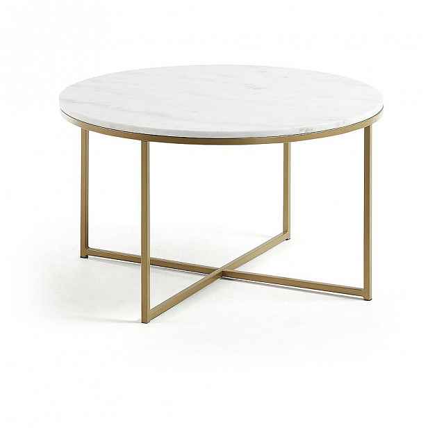 Konferenční stolek La Forma Shefield, ø 80 cm