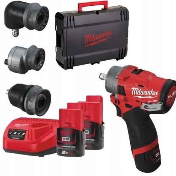 Milwaukee Aku vrtačka M12 FPDXKIT-202X 2x 2.0Ah