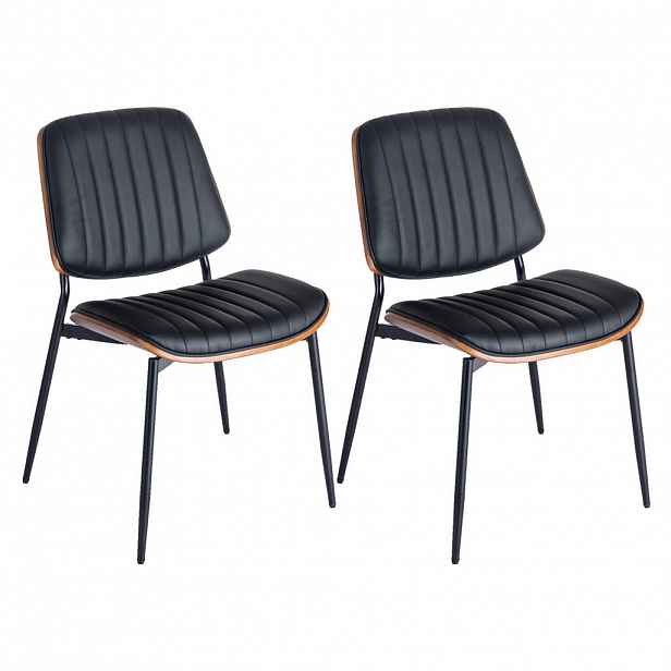 Urban Meuble JÍDELNÍ ŽIDLE sada 2 ks, moderní retro styl