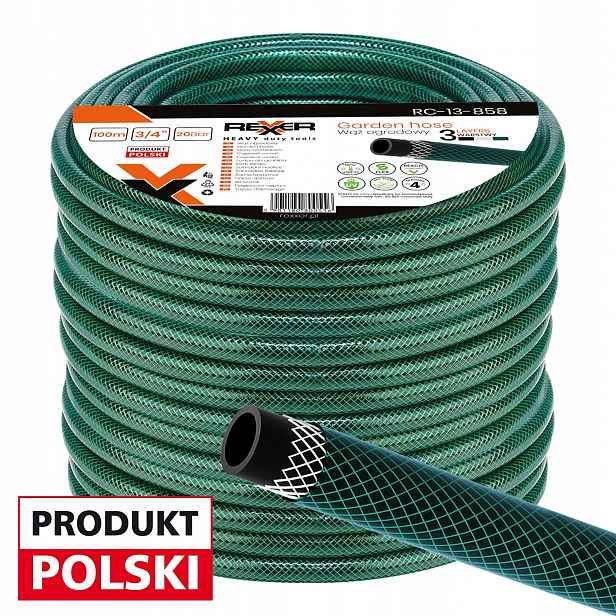 Hadice 3/4" 100 M 3VRSTVÝ Polský Výrobek