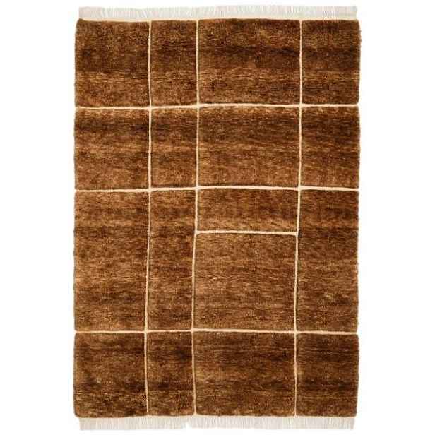 Ručně vázaný kusový koberec Radiant DE 2269 Multi Colour, 80x150, hnědá, ložnice, Diamond Carpets India