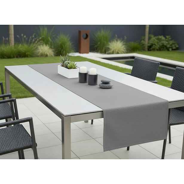 Venkovní běhoun - ubrus  RUNNER color 23 šedá, různé rozměry Mybesthome Rozměr: 40x160 cm