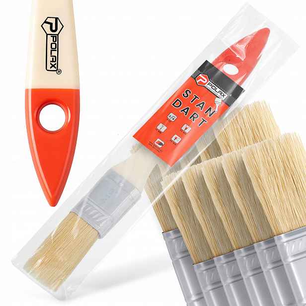 10 x Malířský Plochý Štětec 20 mm Univerzální Malování barev laků Z1-P