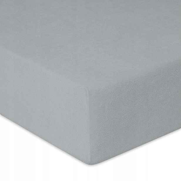 Froté prostěradlo s gumičkou 110/120x190/200x30 šedé Premium