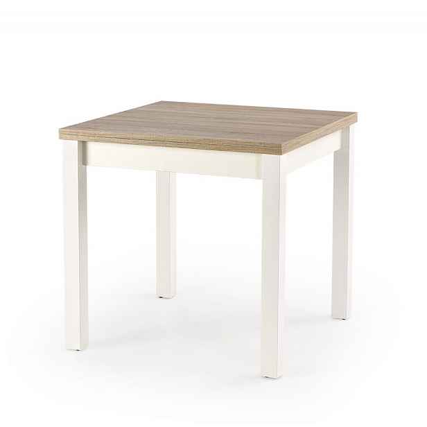 HALMAR Jídelní rozkládací stůl Gracjan 80/160 cm dub sonoma/bílý