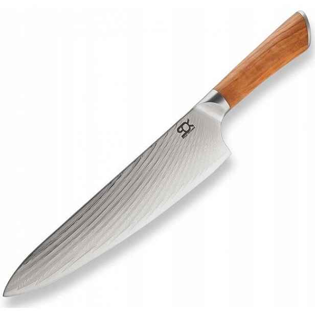 Nůž šéfkuchaře 230 mm, Sok Olive Sunshine Damascus