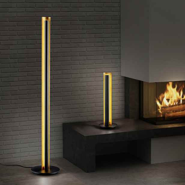 Trio Texel led stojací lampa černá 474410179 TR474410179