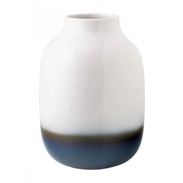 Villeroy & Boch Lave Home bleu kameninová váza Nek, 22 cm