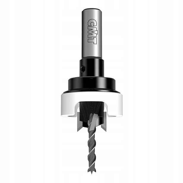 Cmt Záhlubník s vrtákem a zámkem 5 mm 90° S10 mm Hm pravý