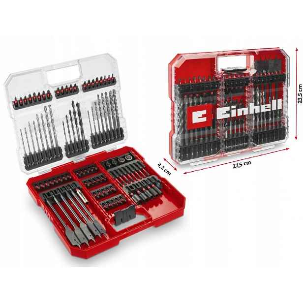 Einhell Sada Vrtáků A Bitů 95 Ks Xl-case Box Set Impa 49108798