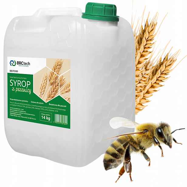 Sirup, krmivo pro včely z Pšenice 14 kg, bez zápachu Brctech