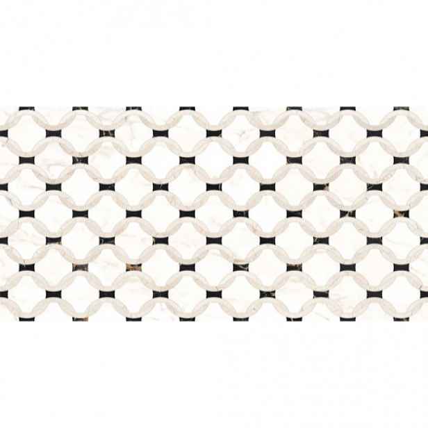 Dlažba Dom Intarsi cora satin 3D 60x120 cm leštěná INW00200TS
