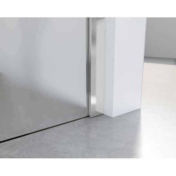 HOPA Walk-in sprchový kout LAGOS CHROM NEW 200 — Barva rámu - Chrom/Leštěný hliník (ALU), Rozměr A - 110, Rozměr C - 200, Výplň - Matné bezpečnostní sklo - 8 mm