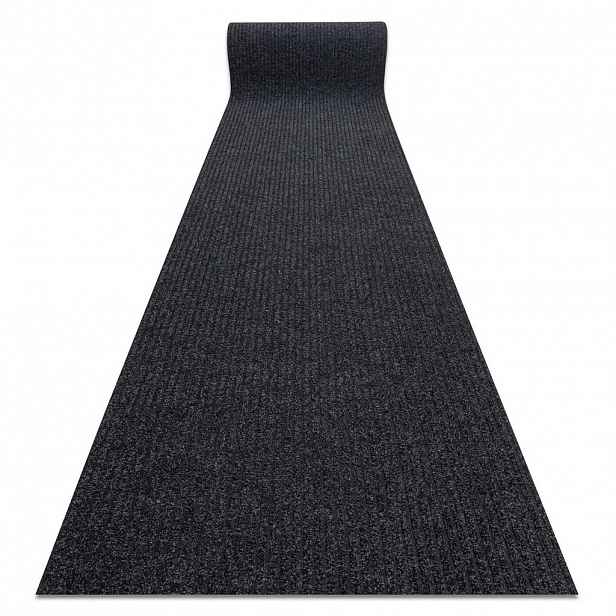 rugsX BĚHOUN - Protiskluzová podložka dveří GIN 2057 venkovní, vnitřní břidlicově antracit Liverpool 100 cm 100/400 cm