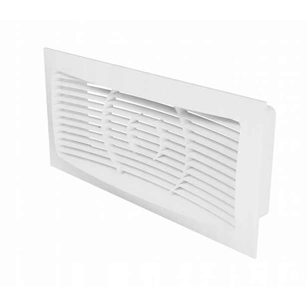 Ventilační Mřížka Obdélníková Przybysz Koncovka kanálu 220x90 mm Pvc