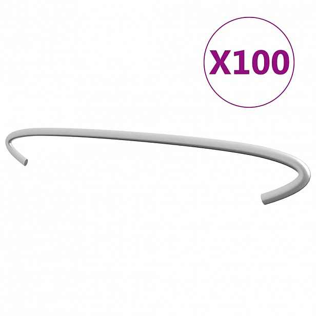 vidaXL Gabionová táhla 100 ks pozinkovaná ocel 30 cm