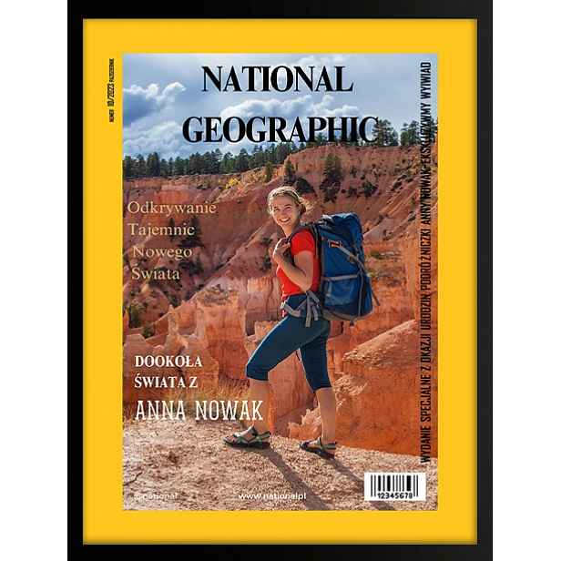 National Geographic Plakát Obálka časopisu Vaše fotografie dárek 30x20 cm
