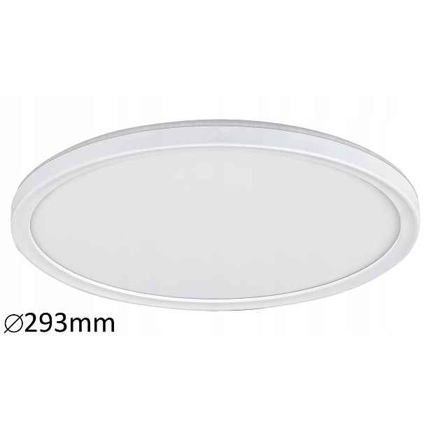 Lampa stropní svítidlo zapuštěná Led bílá kulatá 29,3 cm neutrální barva Rabalux