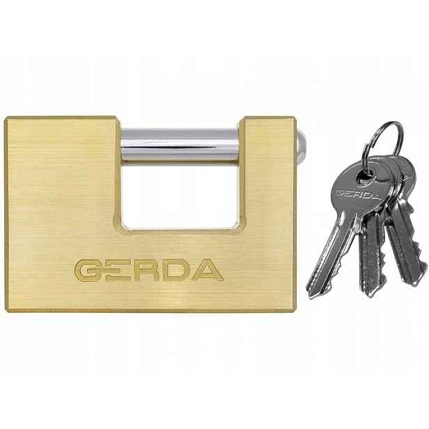Gerda Brass Line Kmt T7510A Visací zámek Zesílený bezpákový trn na klíč