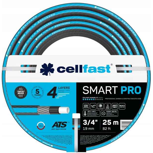 Hadice Pro Postřikovací Zařízení 3/4' Smart 25M 13-120 Cellfast