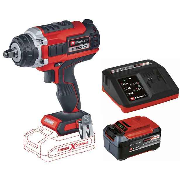 Utahovák rázový AKU Einhell IMPAXXO 18/400 Kit 18 V