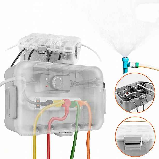 Venkovní Elektrická Skříňka IP54, Elektroinstalační Krabice Odolná Vůči Podmínkám, Odolná