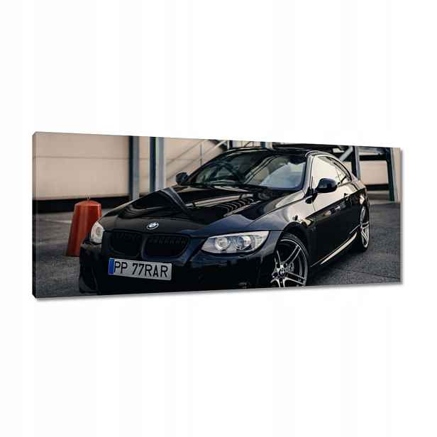 Obrazy 100x40 Černá Beemka Bmw Auto
