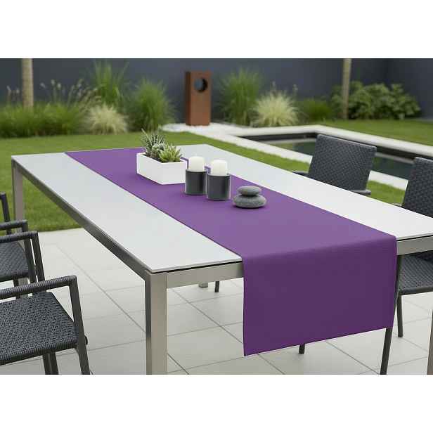 Venkovní běhoun - ubrus  RUNNER color 29 fialová, různé rozměry Mybesthome Rozměr: 40x160 cm