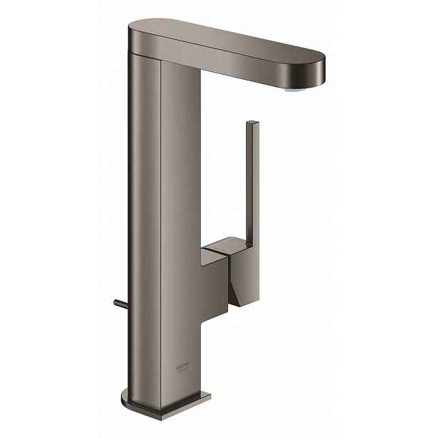 Grohe Plus - Umyvadlová baterie L, s výpustí, kartáčovaný Hard Graphite 23851AL3