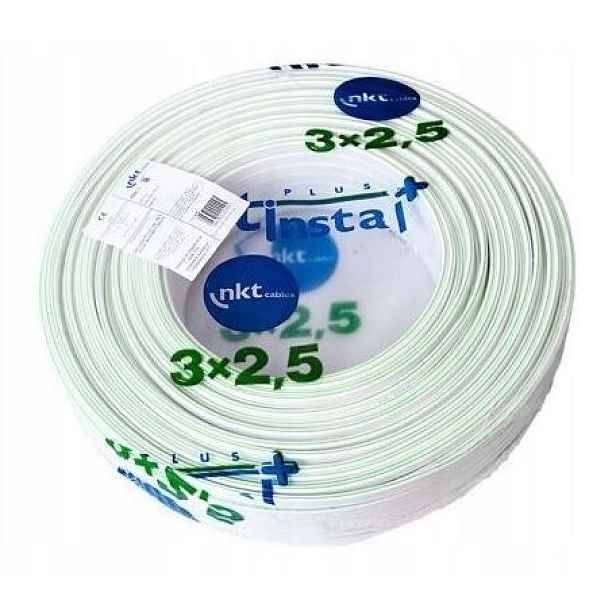 Kabel YDYp 3x2,5 450/750V 50 m Nkt install+